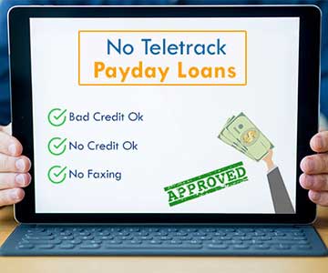 No Teletrack Payday Loans